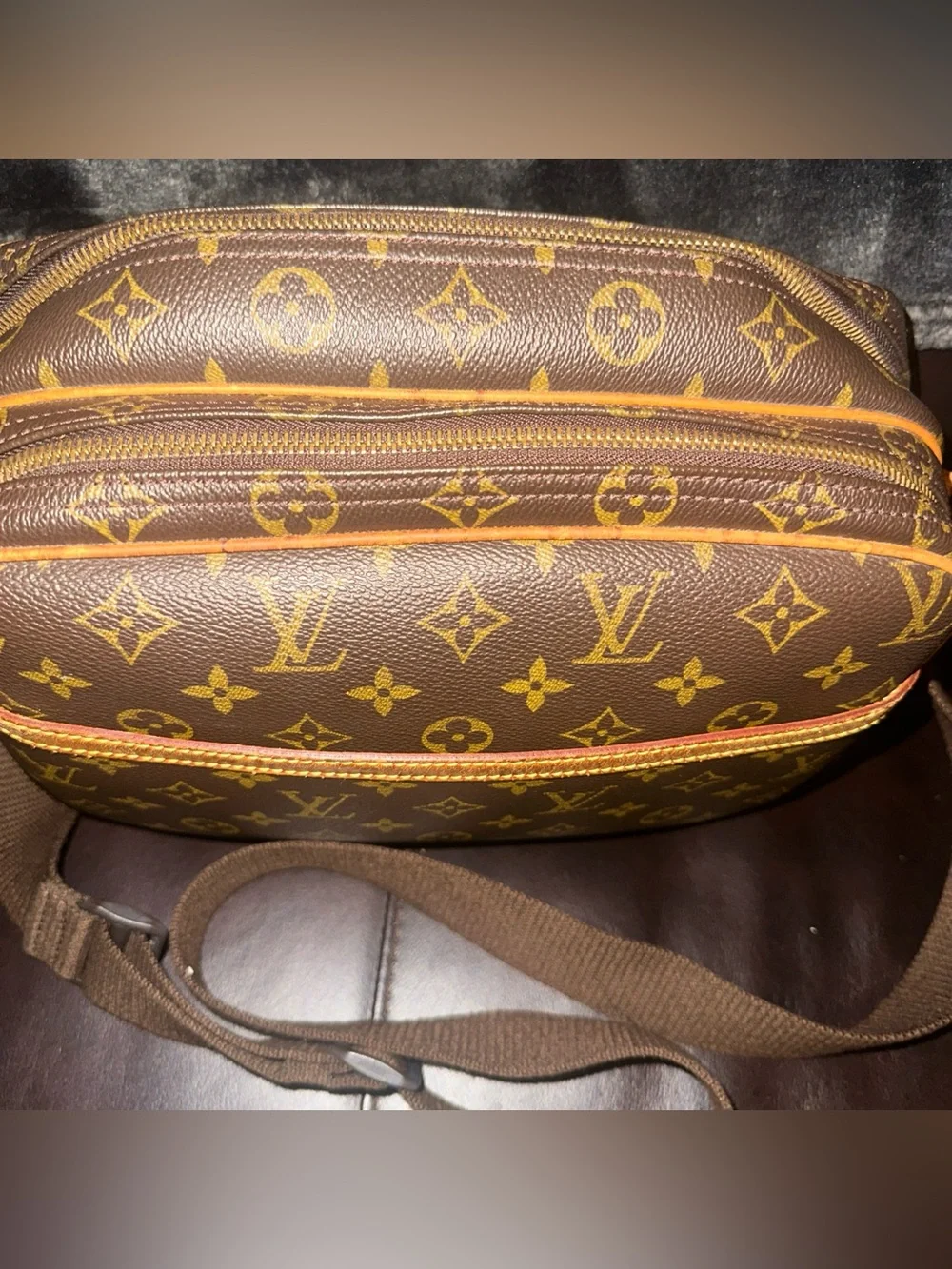 Louis Vuitton Monogram Reporter PM Crossbody Messenger Bag